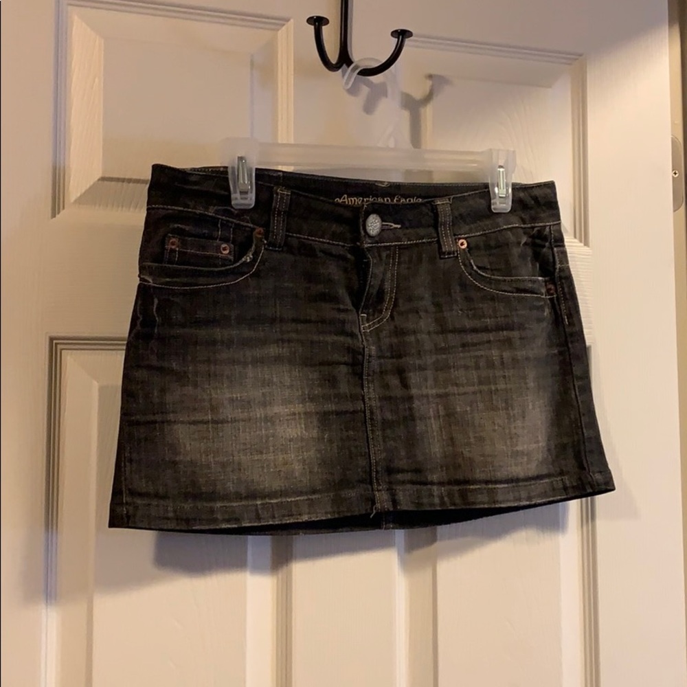 American Eagle | Dark denim mini skirt